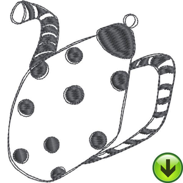 Stripe Dot Pot Fill Full Embroidery Design | DOWNLOAD