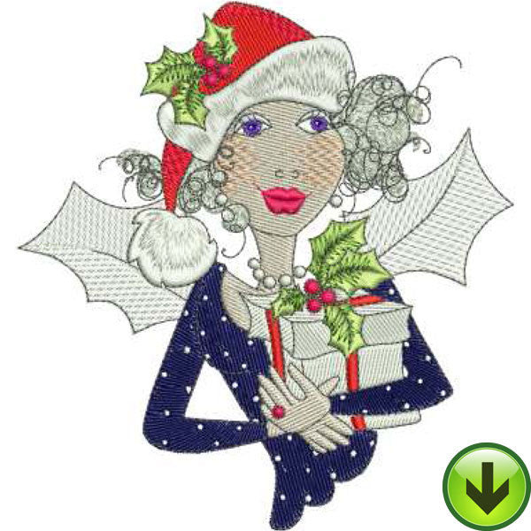 Fairy Bearing Gifts Embroidery Design | DOWNLOAD