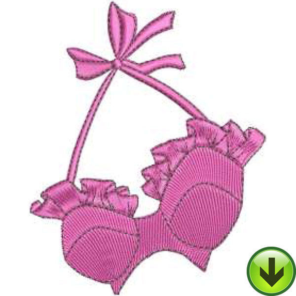 Ruffle Bra Embroidery Design | DOWNLOAD