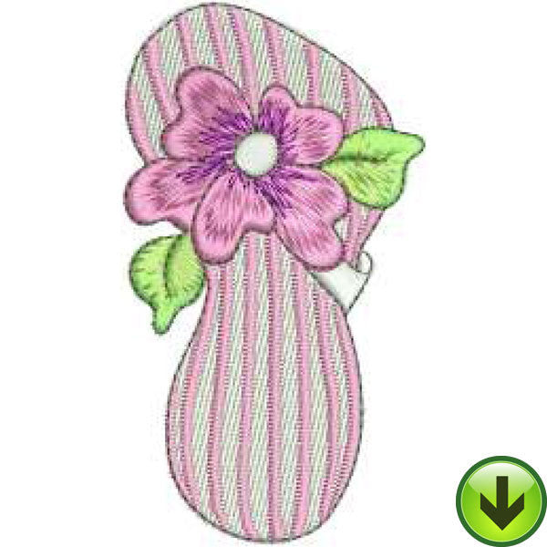 Stripe Flop Embroidery Design | DOWNLOAD