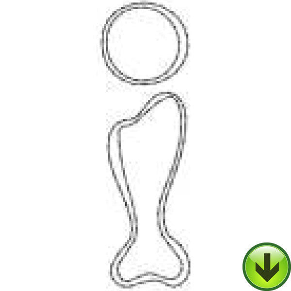 i - Applique Alphabet - Lower Case Embroidery Design | DOWNLOAD