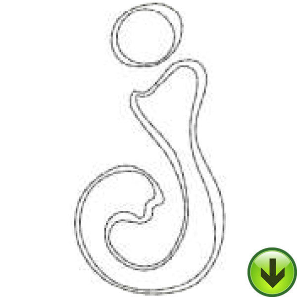 j - Applique Alphabet - Lower Case Embroidery Design | DOWNLOAD