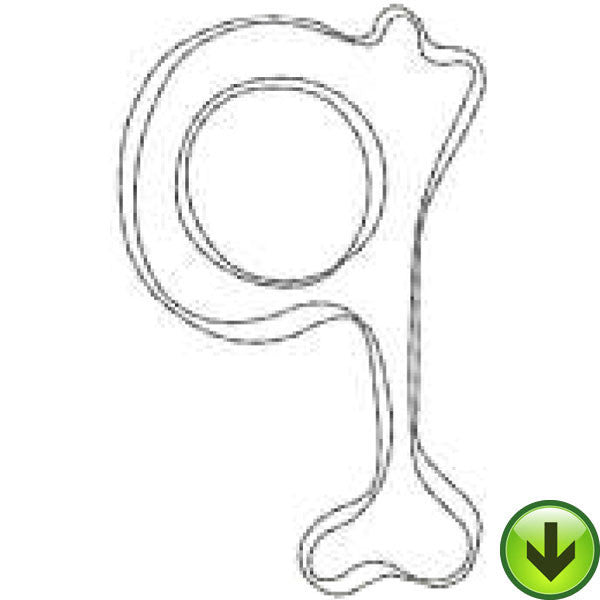 q - Applique Alphabet - Lower Case Embroidery Design | DOWNLOAD