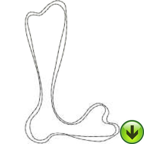 L - Applique Alphabet - Upper Case Embroidery Design | DOWNLOAD