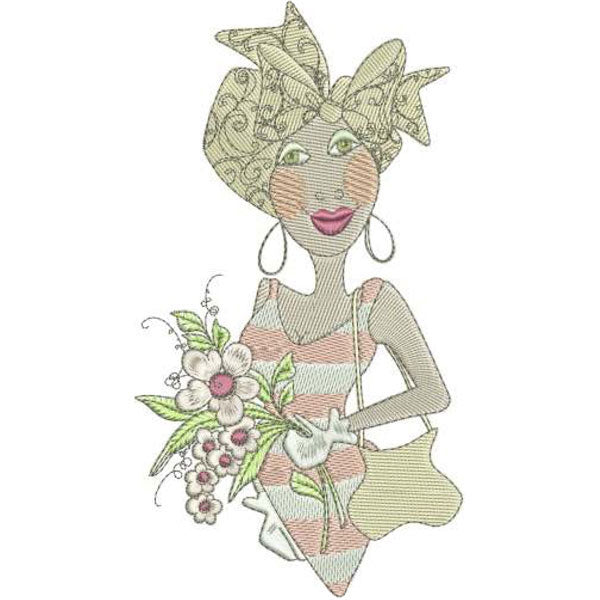 Flora Mae Embroidery Design