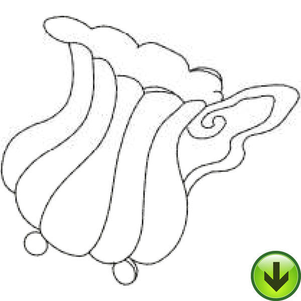 Shell Creamer Embroidery Design | DOWNLOAD