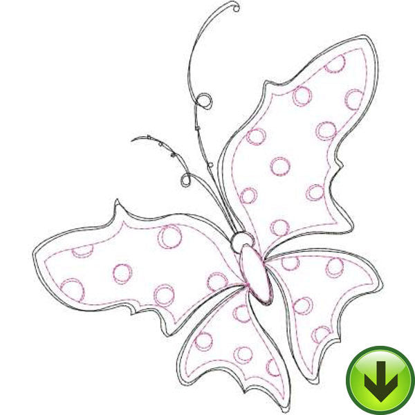 Beautiful Butterflies Embroidery Machine Design Collection
