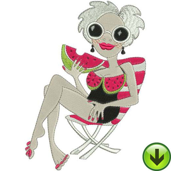 Melonie Embroidery Design | Download