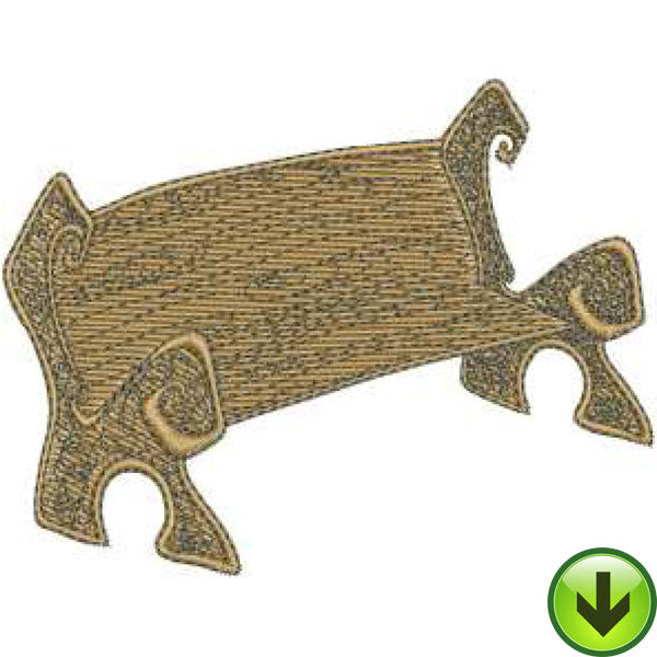 Pew Machine Embroidery Design | Download