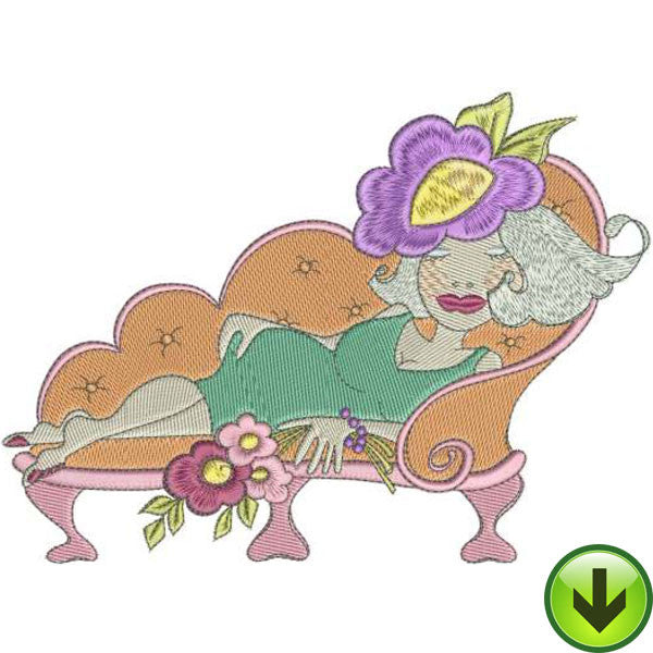 Beauty Sleep Machine Embroidery Design | Download