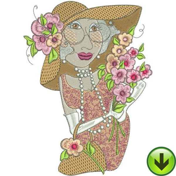 Rosalee Machine Embroidery Design | Download