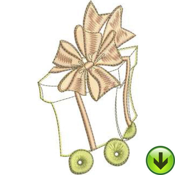 Present Pod Machine Embroidery Design | Download