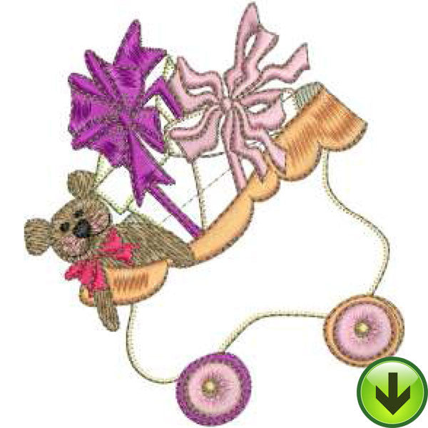 Toy Box Machine Embroidery Design | Download