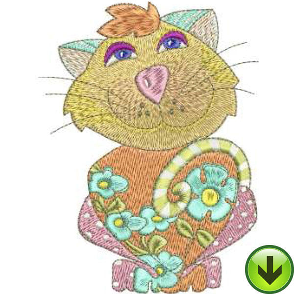 Flame Machine Embroidery Design | Download