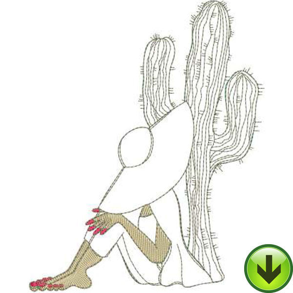 Siesta Sue Machine Embroidery Design | Download