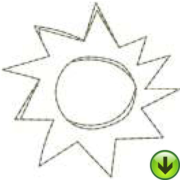 Sunshine Machine Embroidery Design | Download