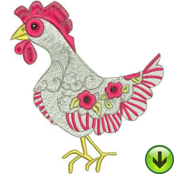 Just Stylin' Along Machine Embroidery Design | Download