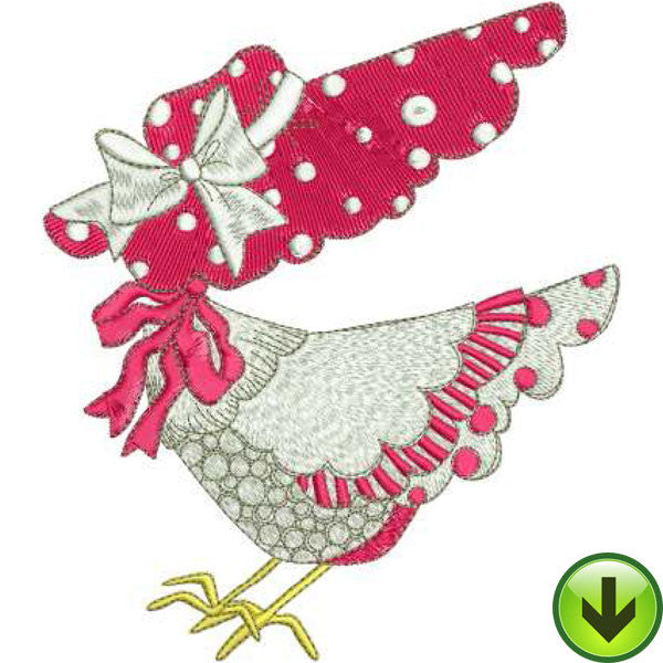 Red Hatter Machine Embroidery Design | Download