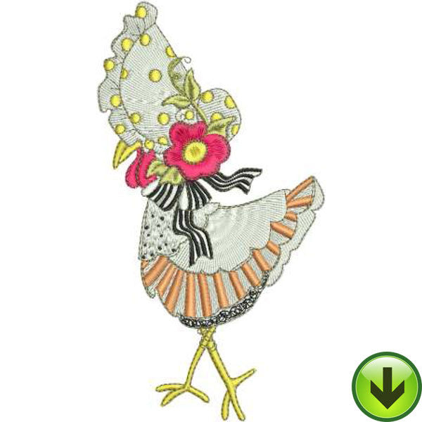 Struttin' Machine Embroidery Design | Download