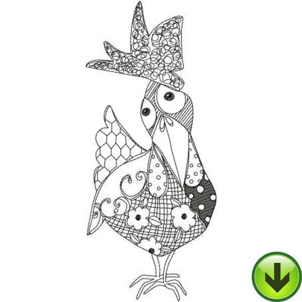 Dopey Machine Embroidery Design | Download