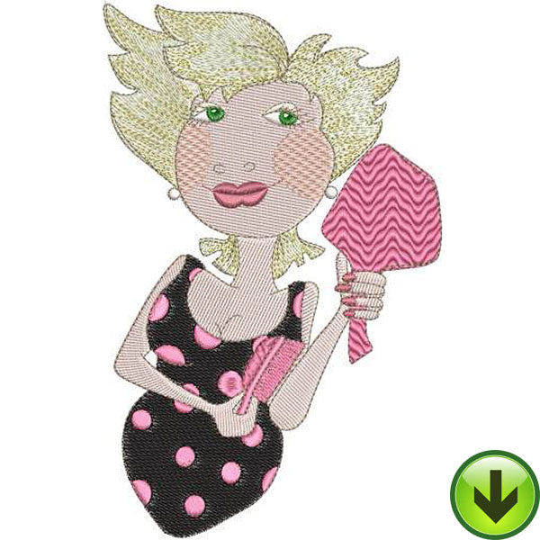 Green Scene Machine Embroidery Design | Download