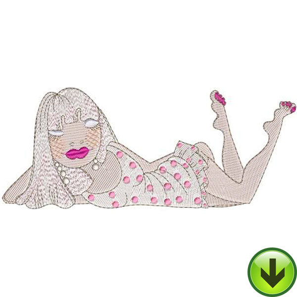 Pretty Lazy Machine Embroidery Design | Download