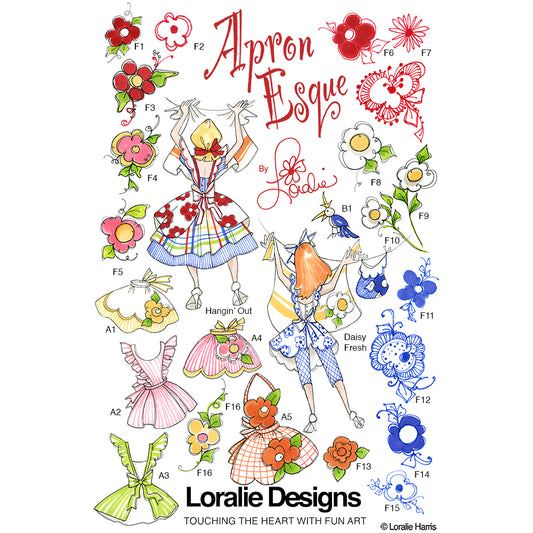 ApronEsque Embroidery Machine Design Collection