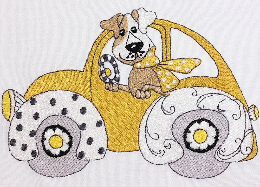 Hop In Embroidery Machine Design | Download