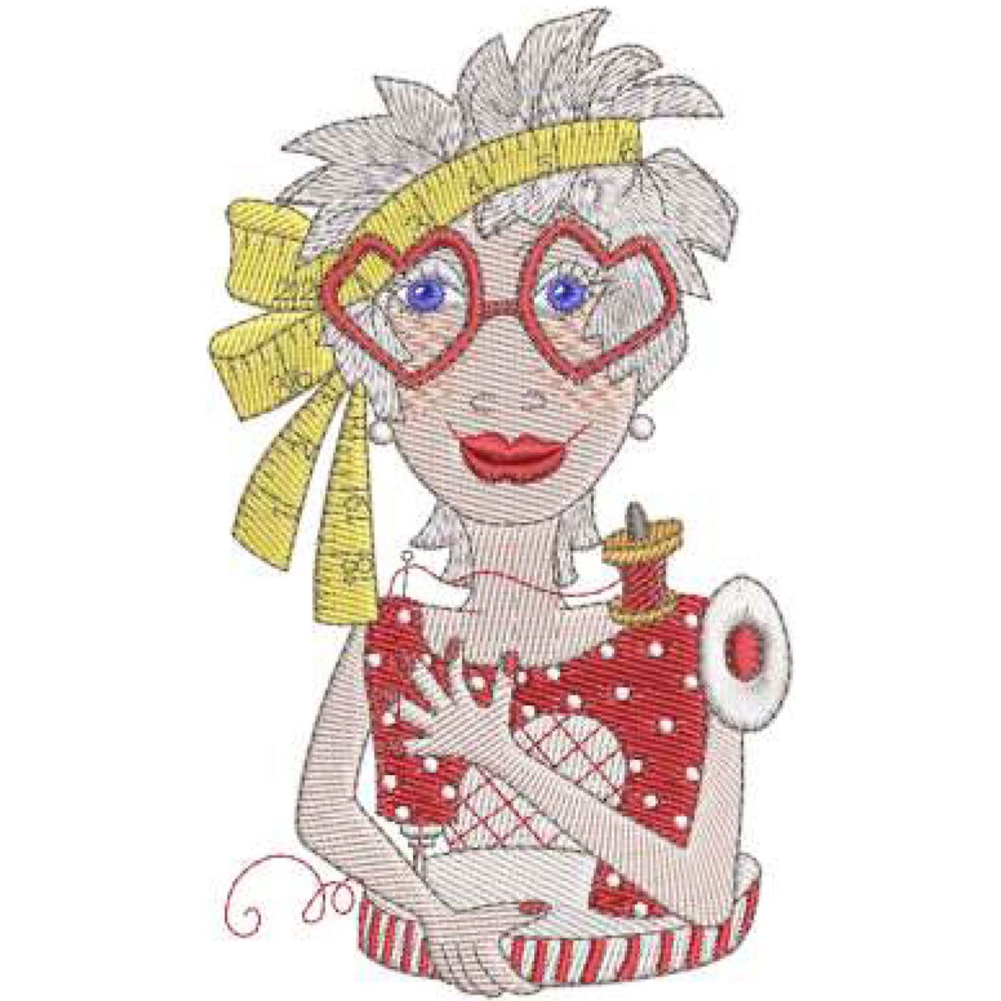 Sew Attached Embroidery Design