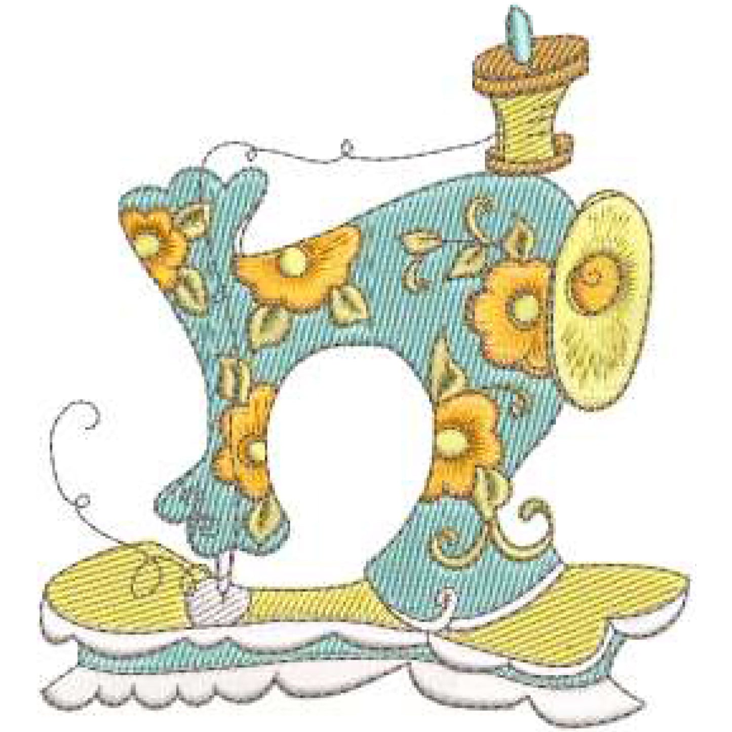 Sew Daisy Embroidery Design