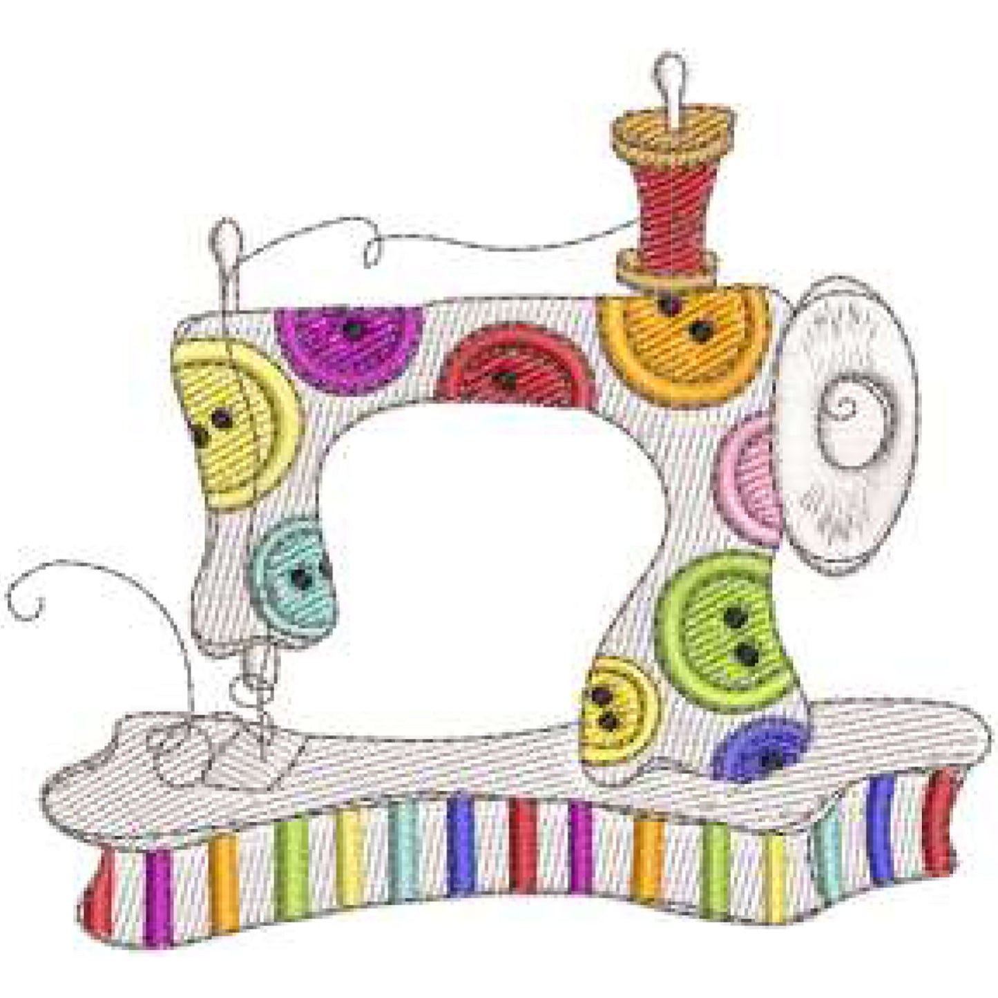 Sew Happy Embroidery Design