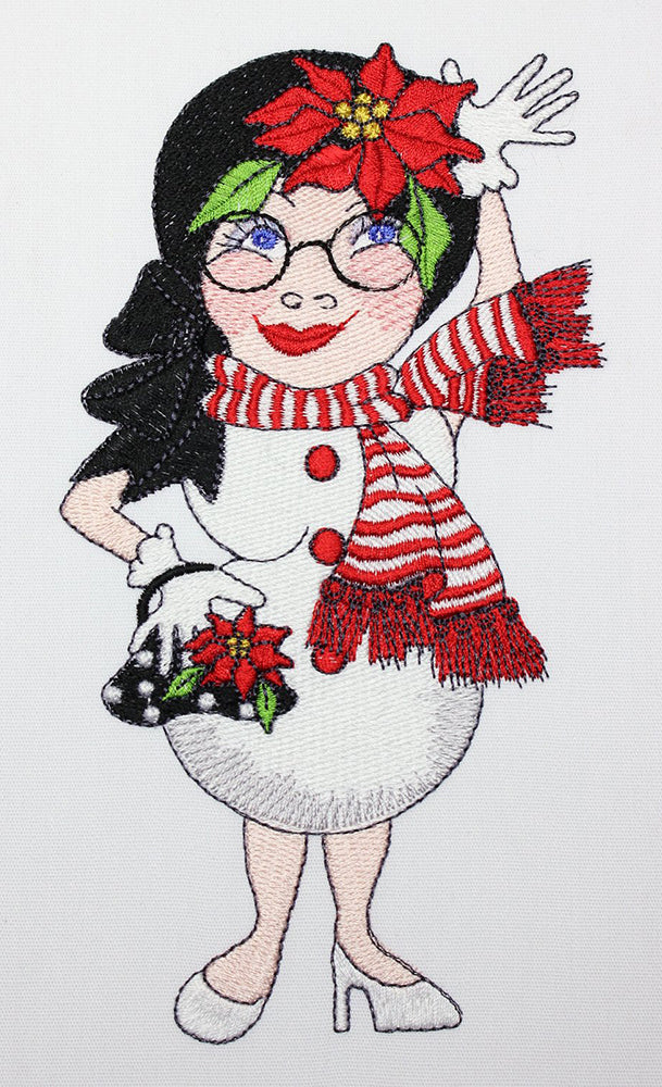 Snow Style Embroidery Machine Design | Download