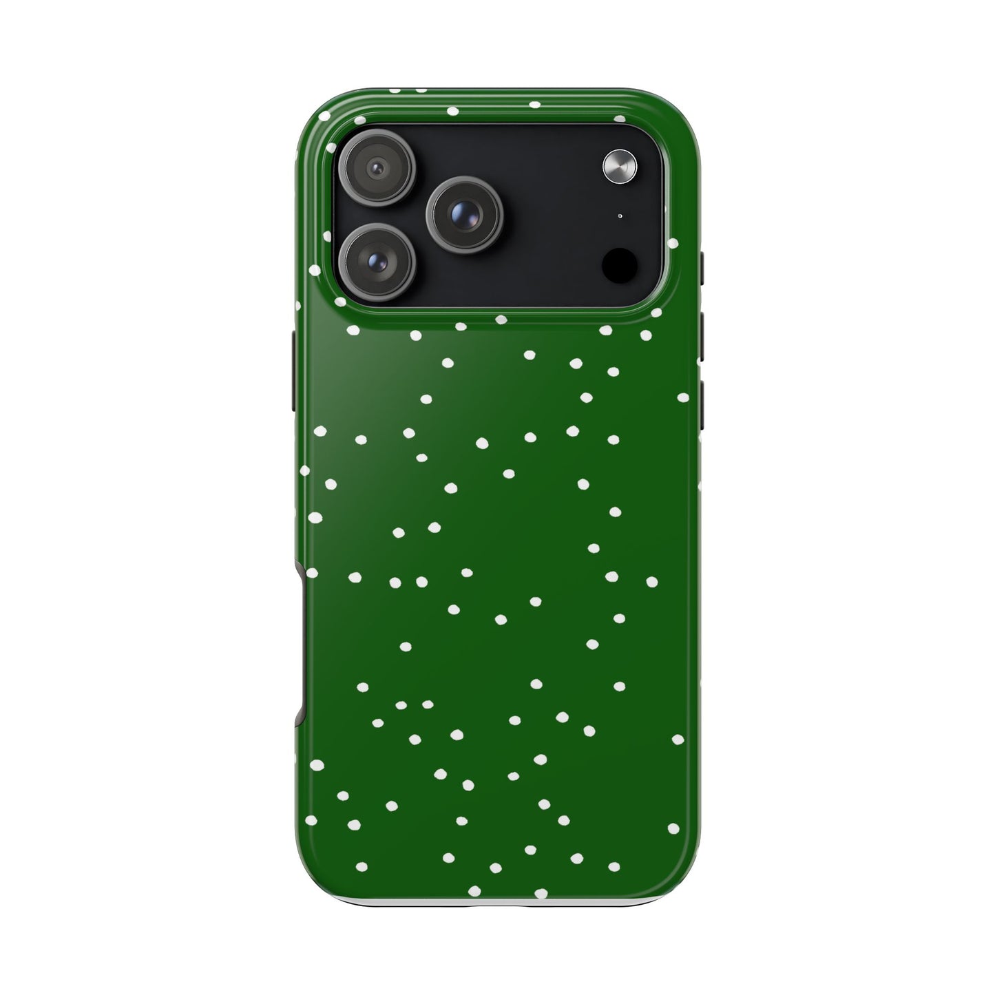 Dinky Dots Green / White Phone Case