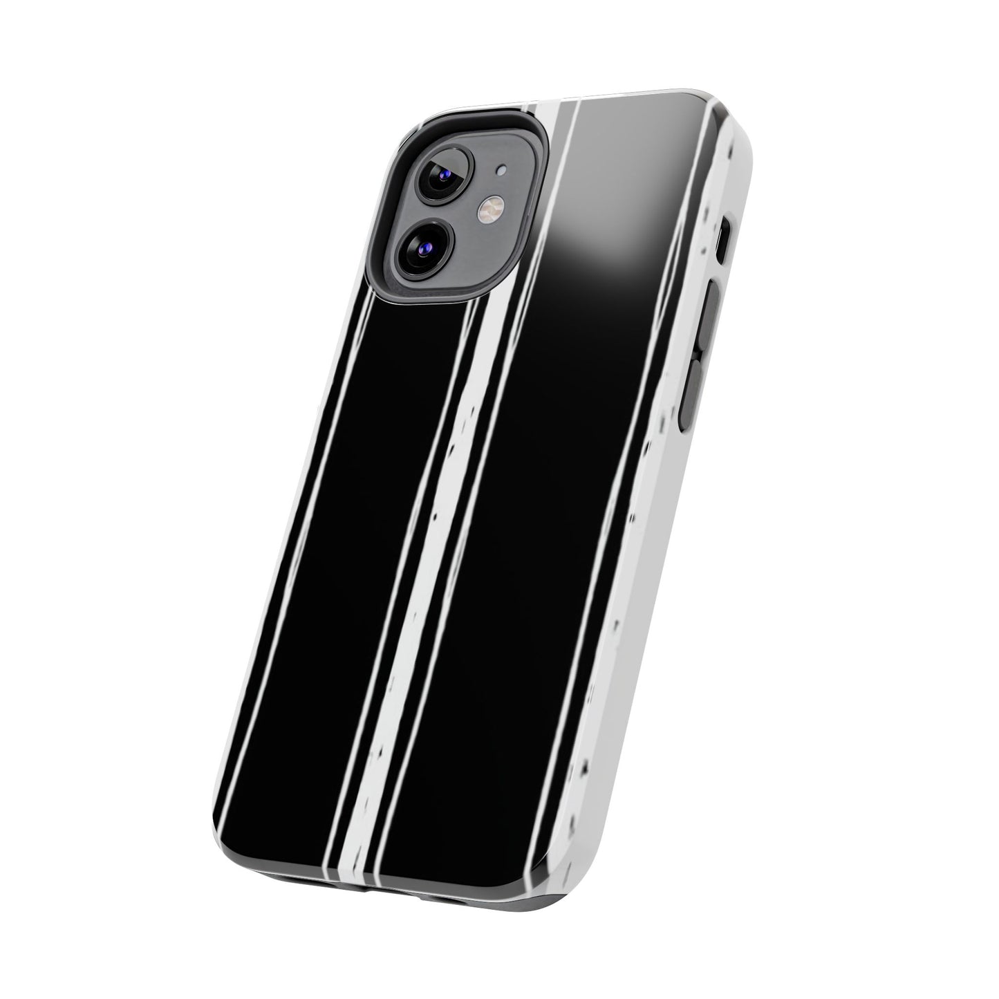 Black / White Stripe Phone Case