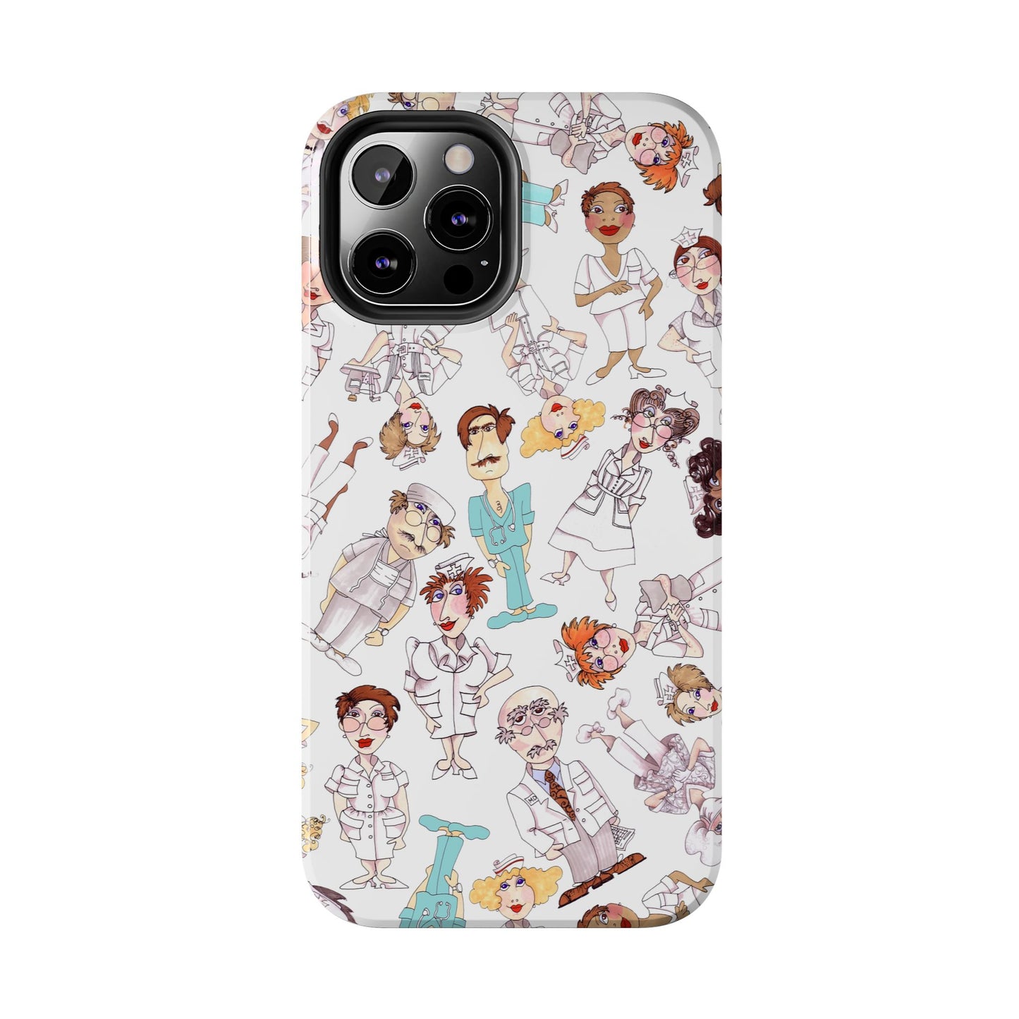 Happy Staff White Phone Case