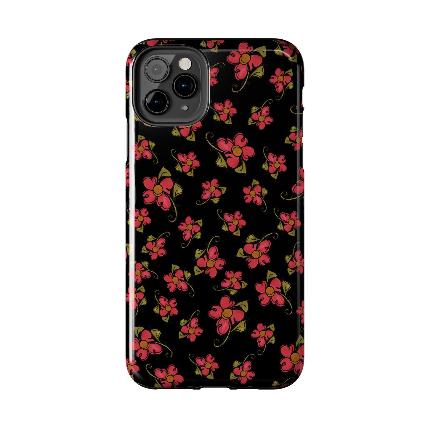Daisy Caper Black Phone Case