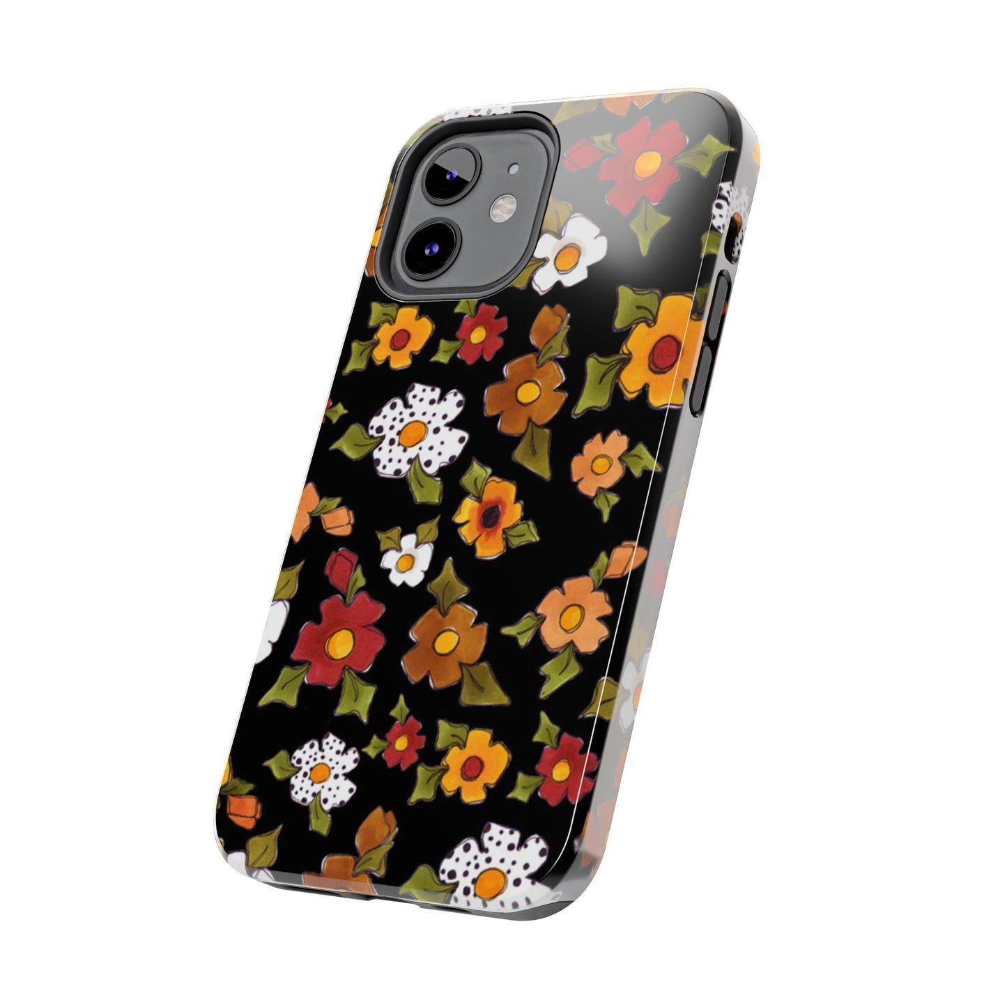Spice Posie Black Phone Case