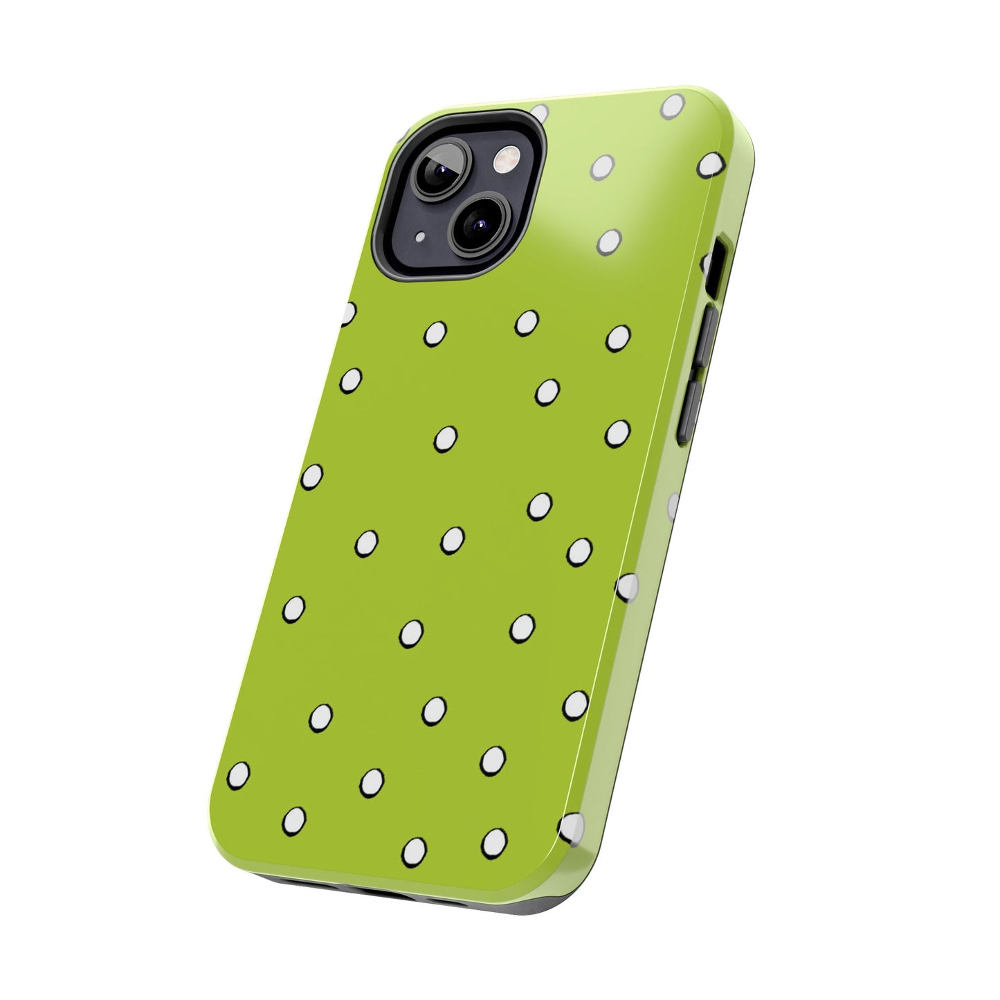 Lime Dots Phone Case