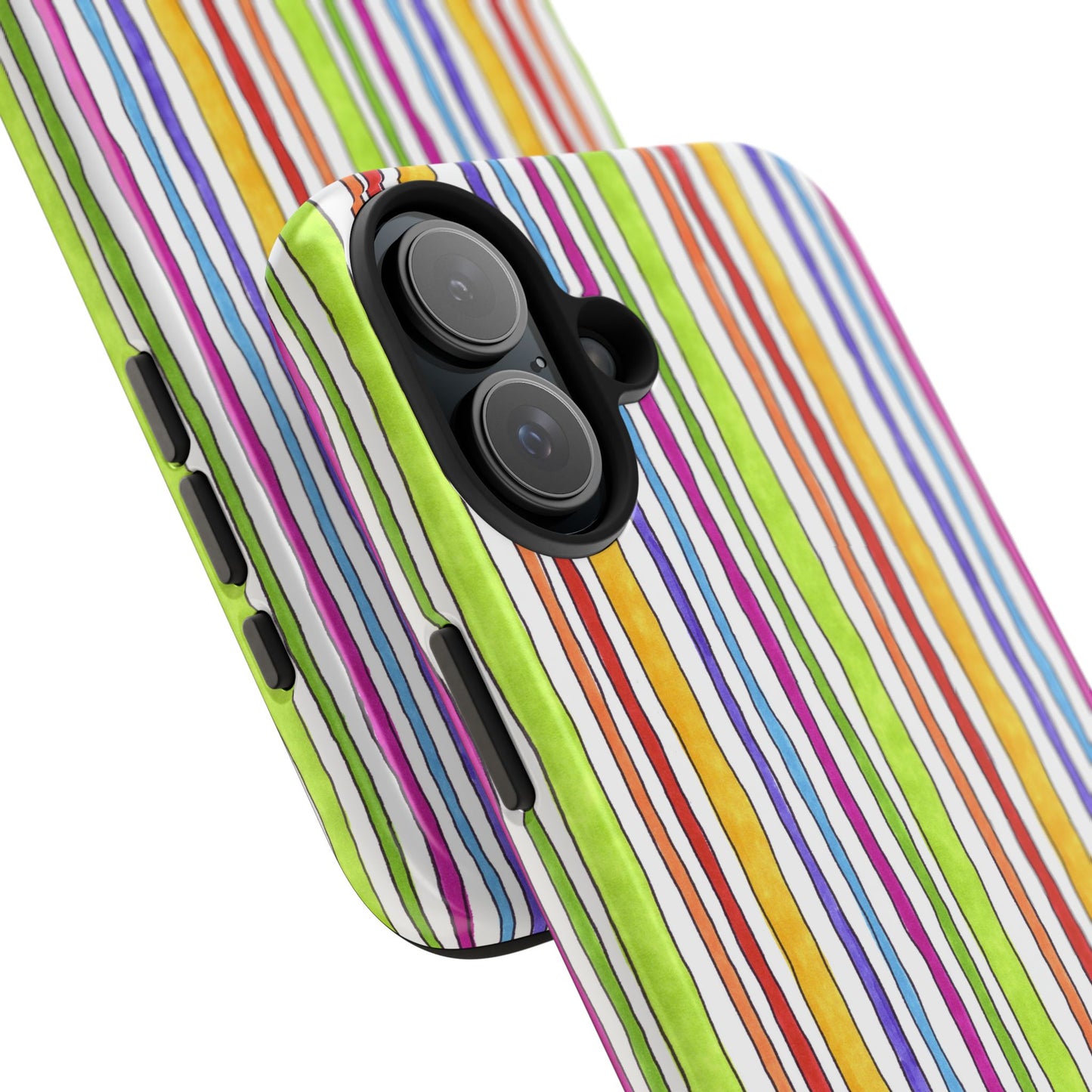 Stripe Fancy White Phone Case