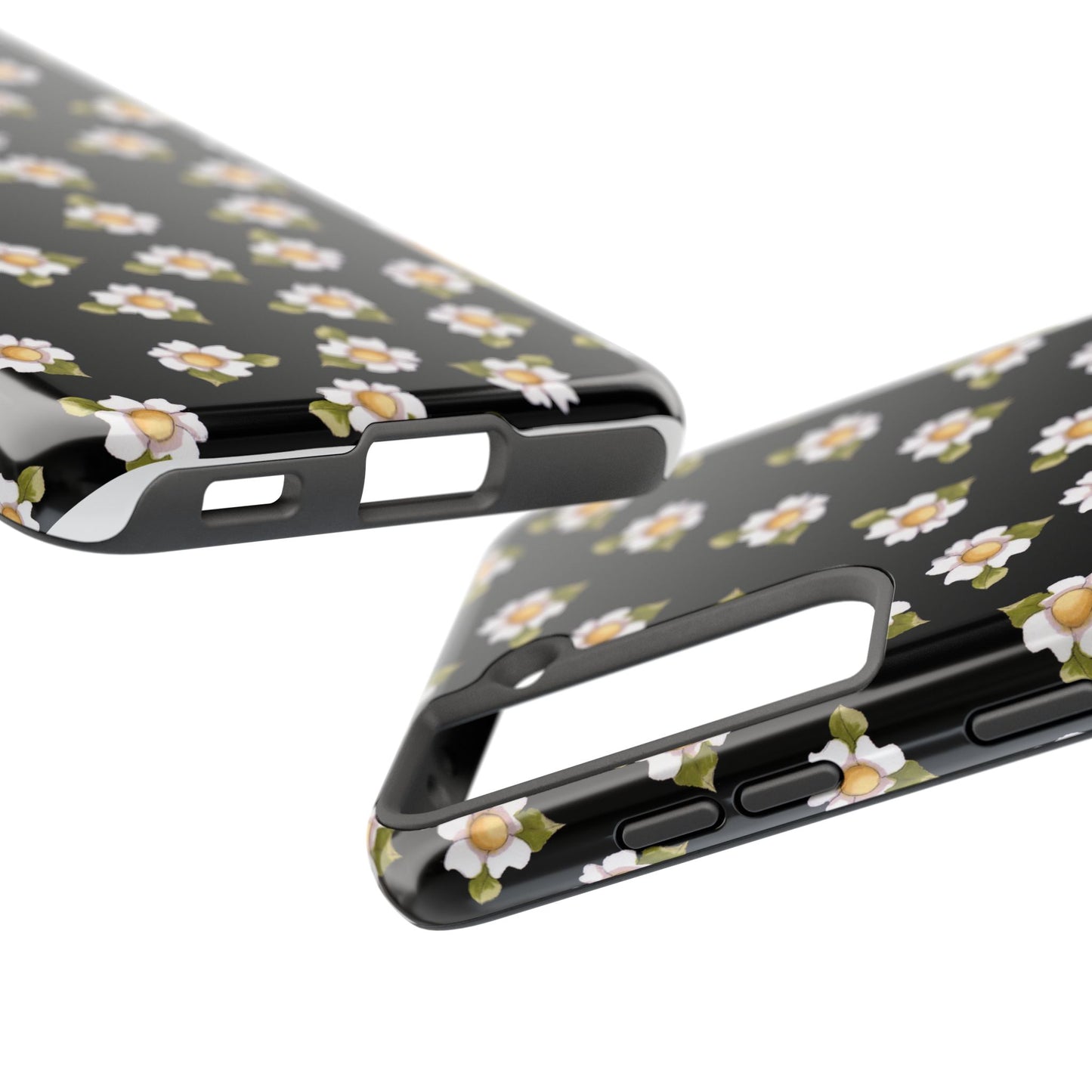 Daisies Black Phone Case