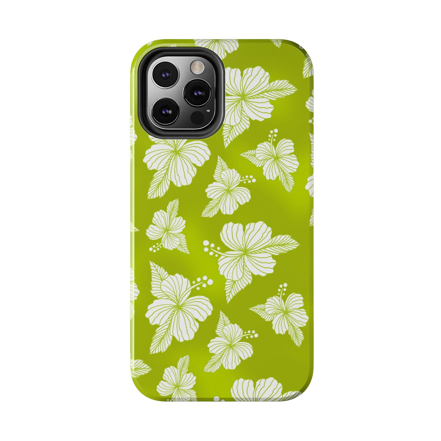 Hibiscus Green Phone Case