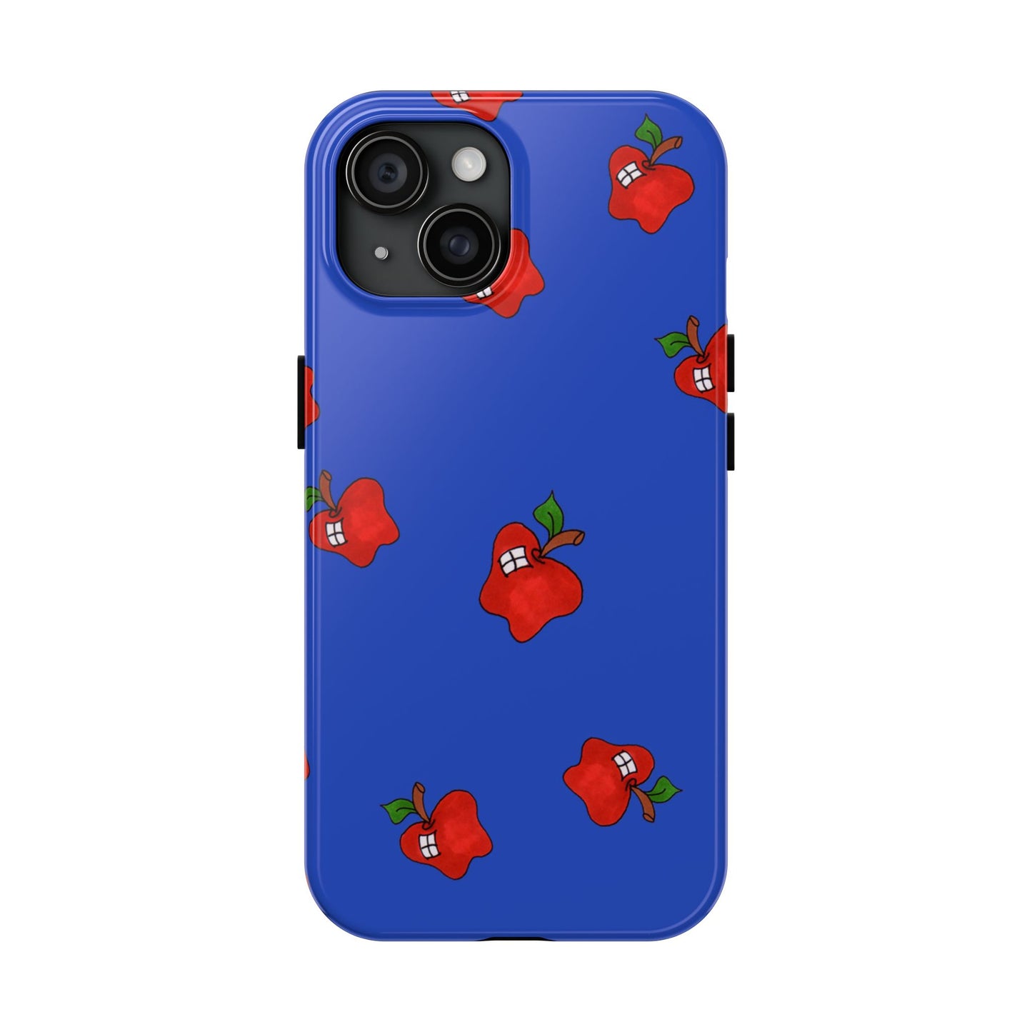 Flying Apples Blue Phone Case