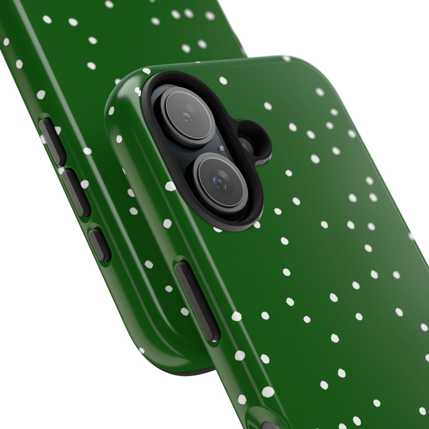 Dinky Dots Green / White Phone Case