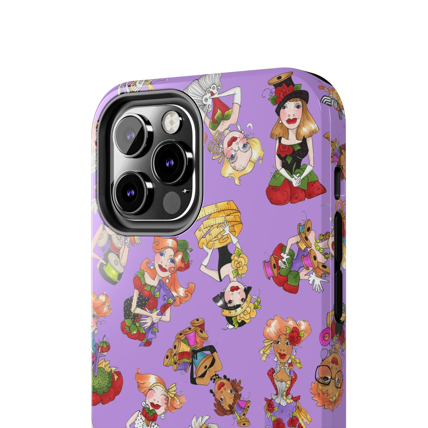 Curious Toss Purple Phone Case