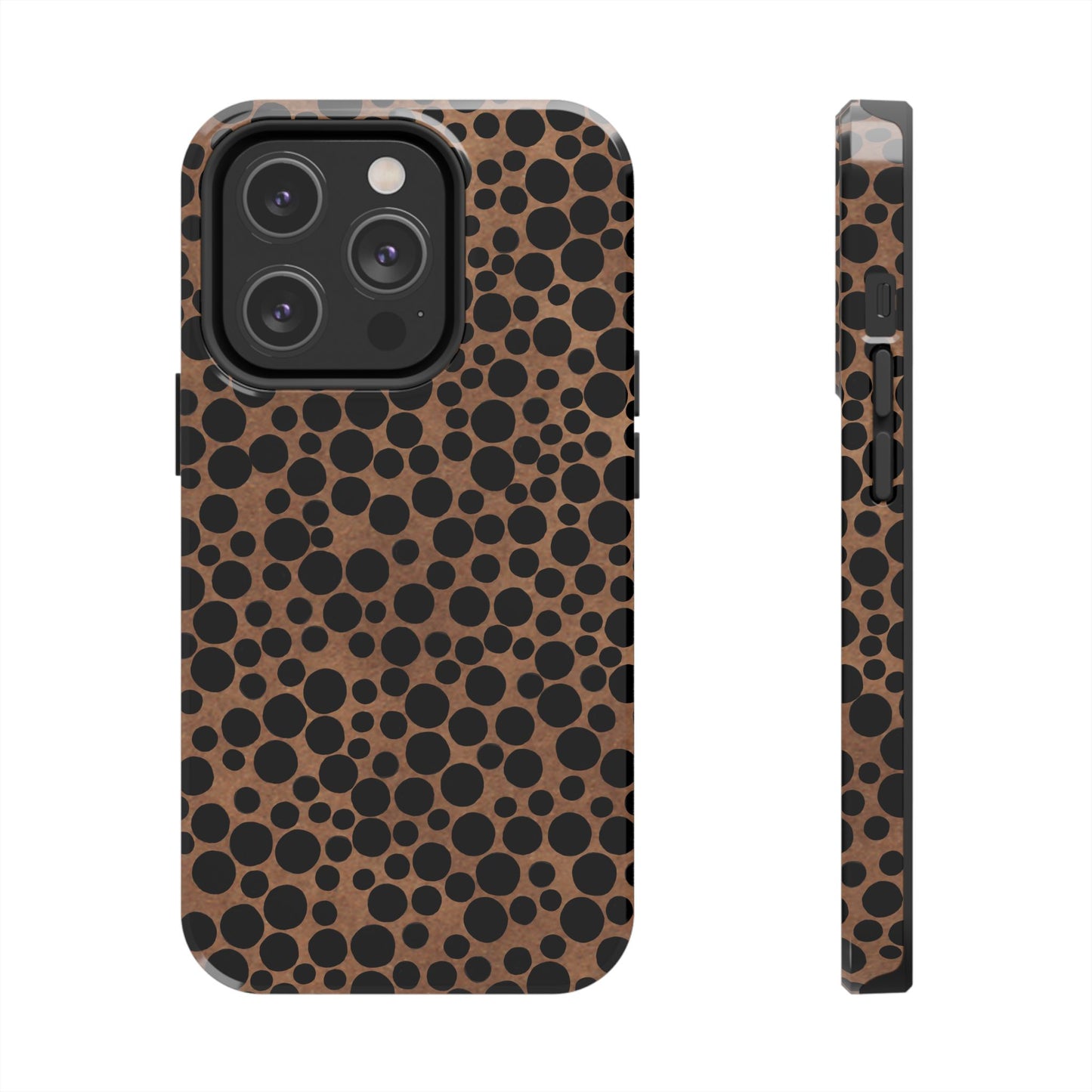 Felt Dots Caramel Phone Case