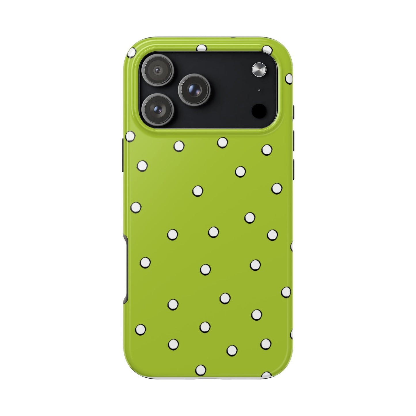 Lime Dots Phone Case