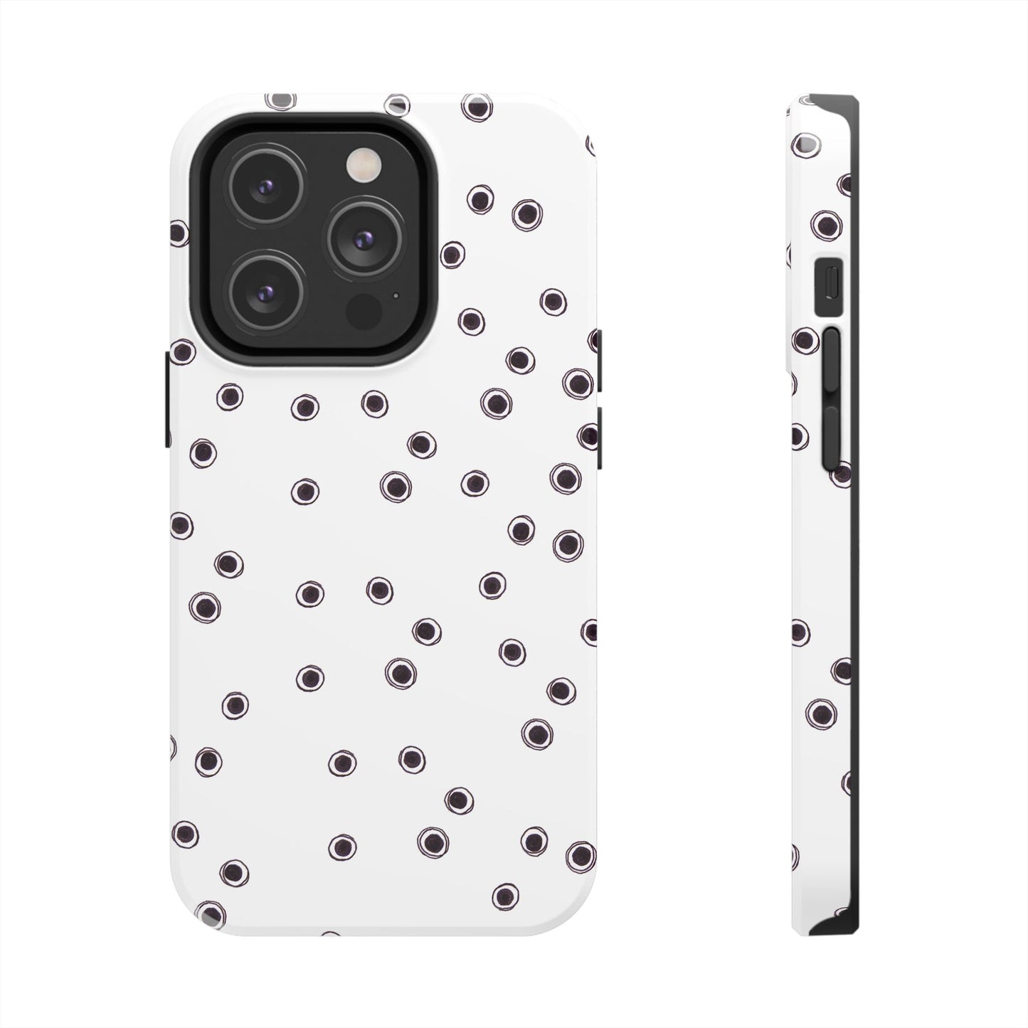 Halo Dots White Phone Case