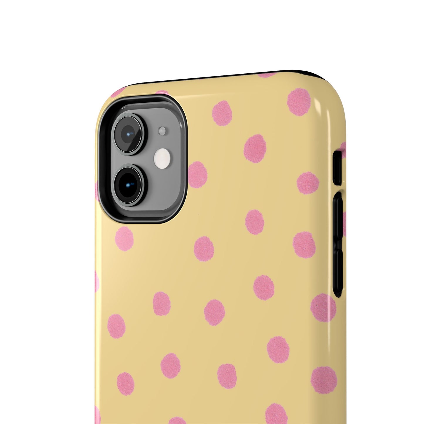 Medium Dots Sunshine / Pink Phone Case