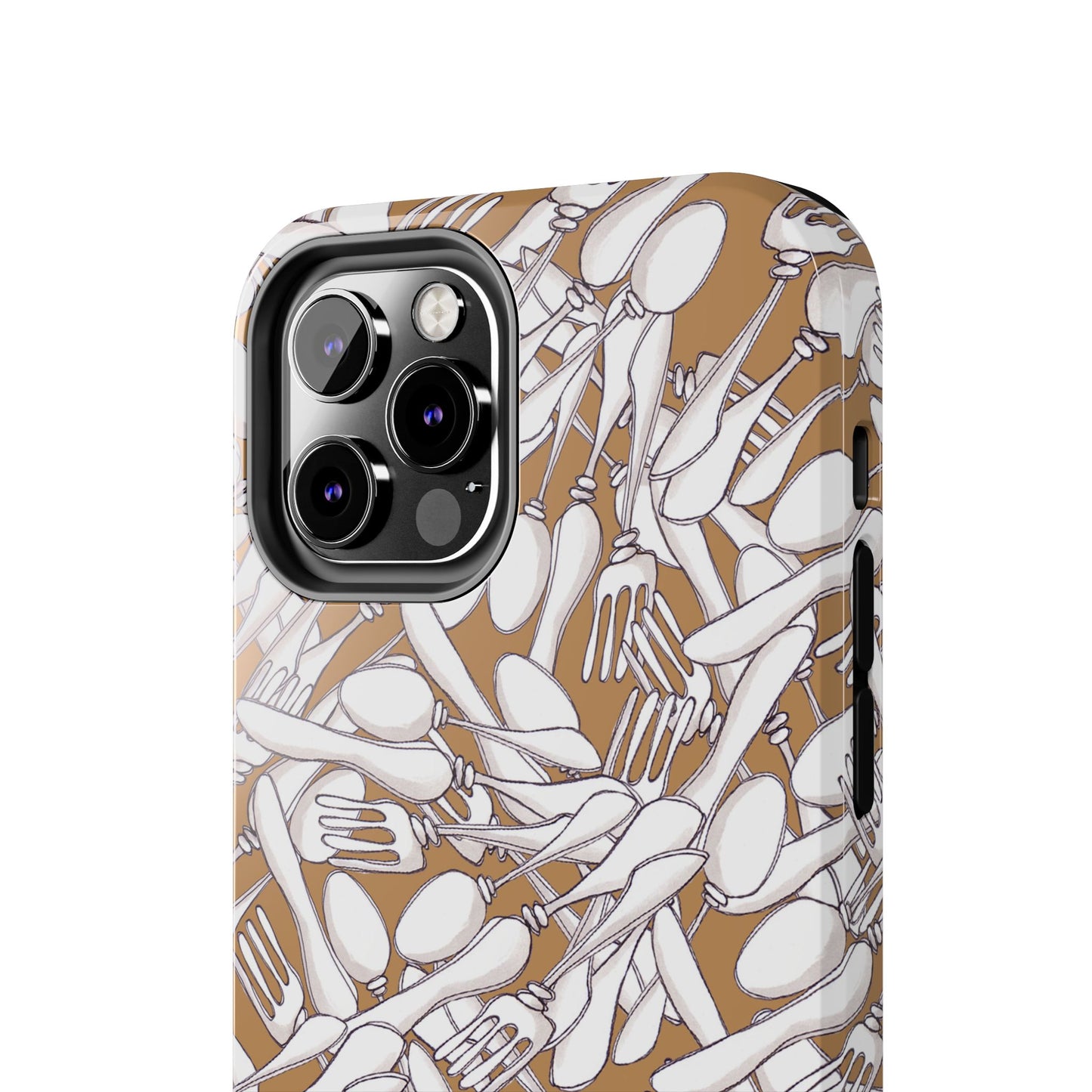 Silverware Wars Brown Phone Case