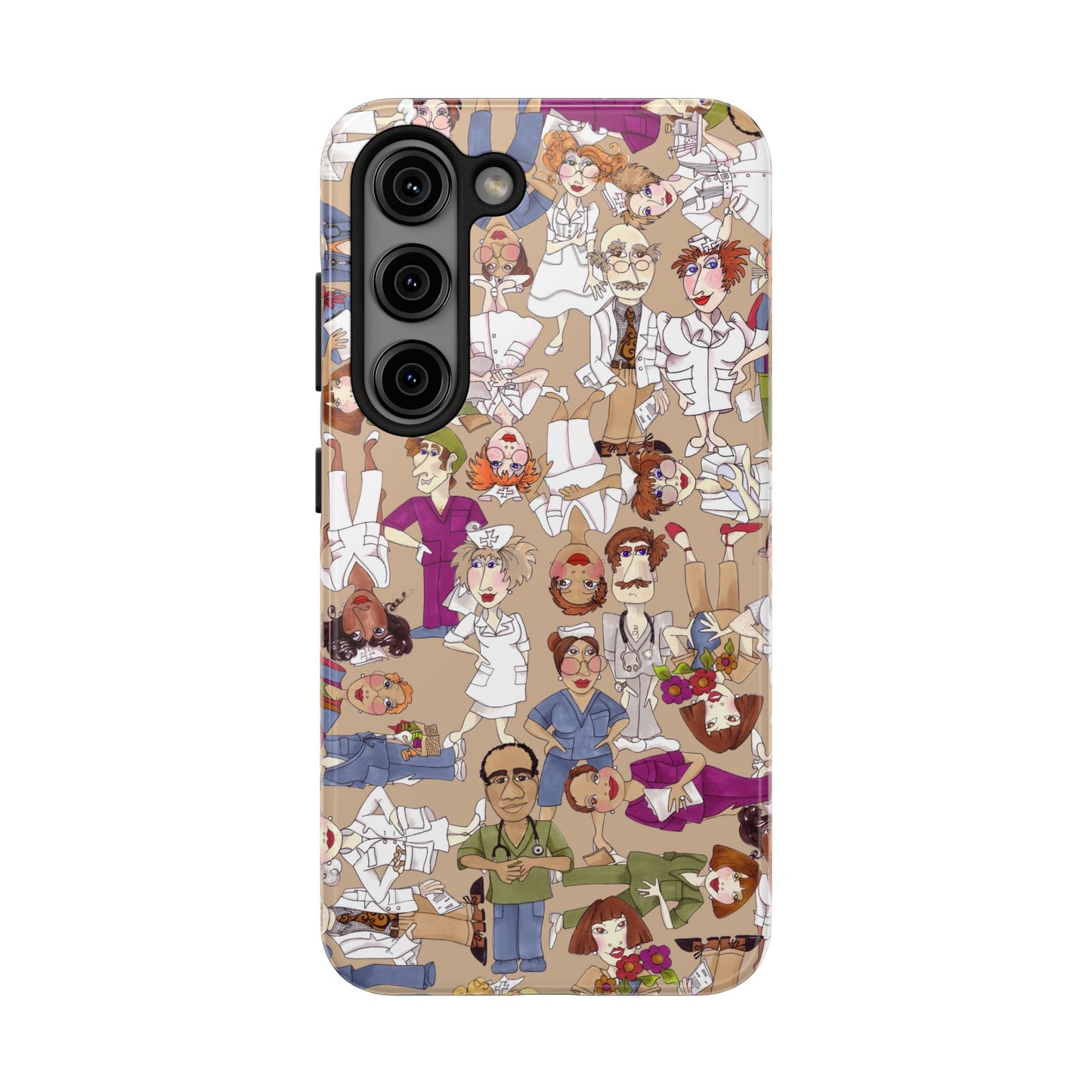 Diverse Nurse Khaki Phone Case